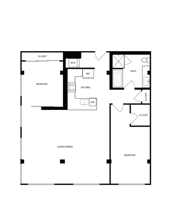 2R floor plan
